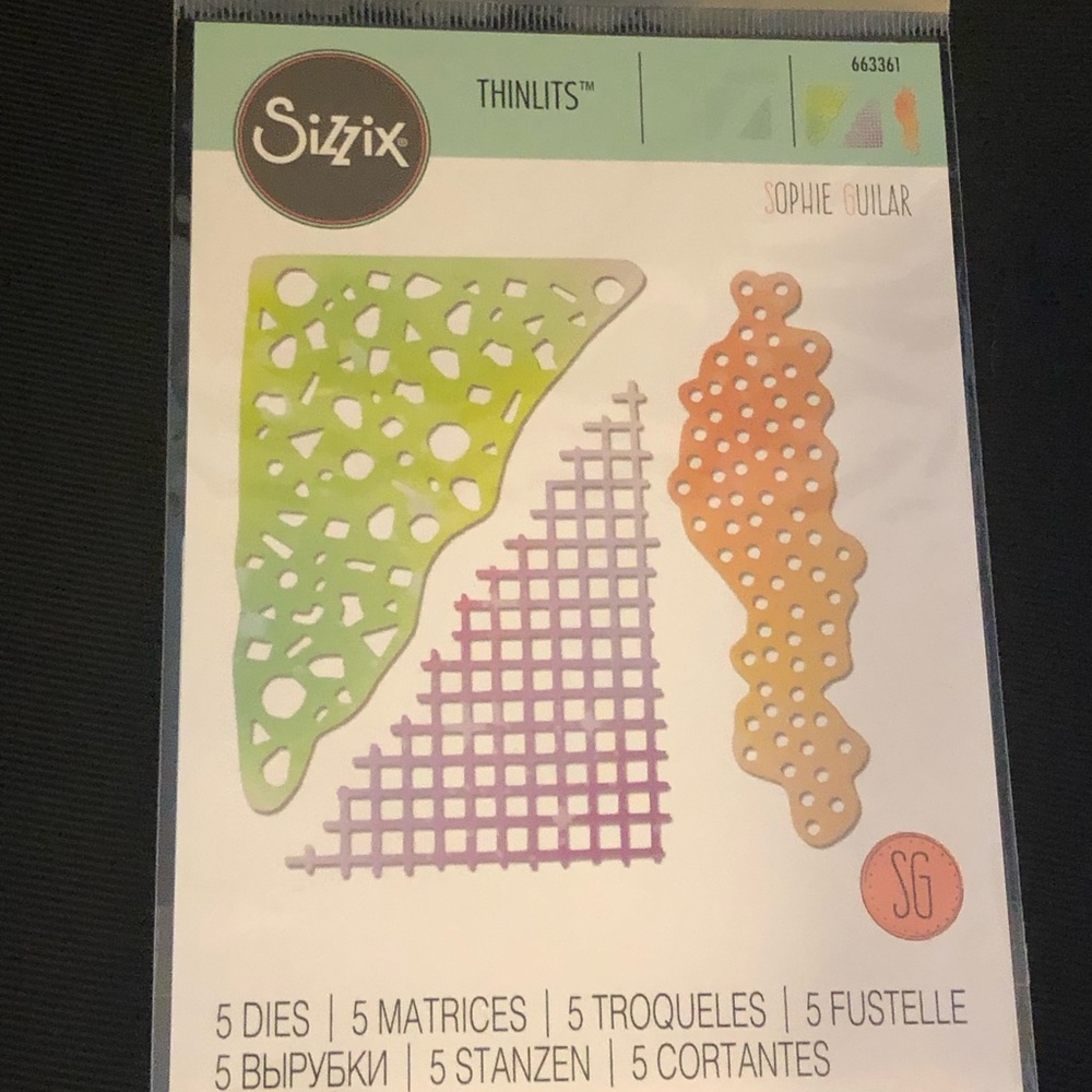 Sizzix Geometric Mask Shapes NWT